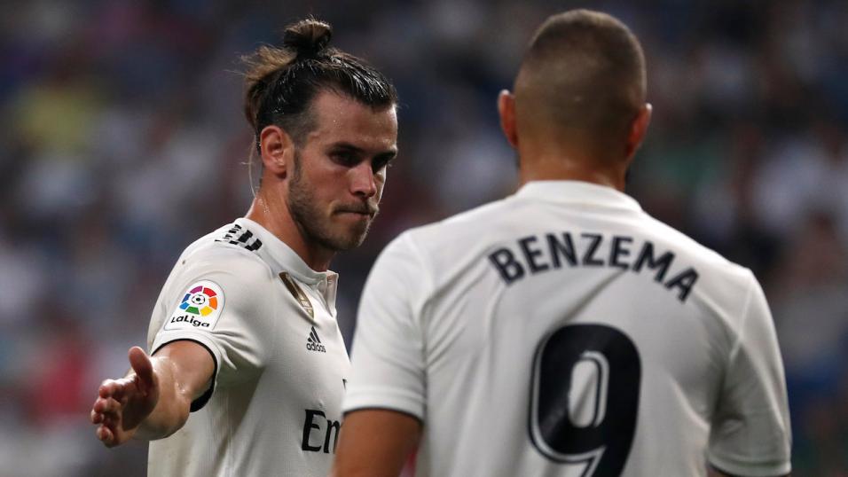 Gareth Bale and Karim Benzema of Real Madrid